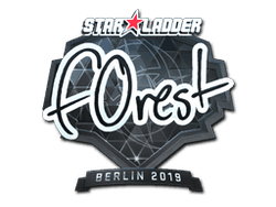 Sticker | f0rest (Foil) | Berlin 2019