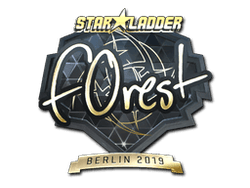 Sticker | f0rest (Gold) | Berlin 2019