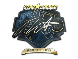 Sticker | nitr0 (Gold) | Berlin 2019