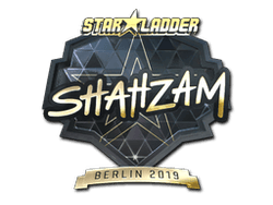 Sticker | ShahZaM (Gold) | Berlin 2019