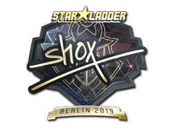 Sticker | shox (Gold) | Berlin 2019