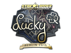 Sticker | Lucky (Gold) | Berlin 2019