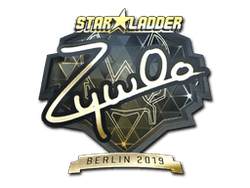 Sticker | ZywOo (Gold) | Berlin 2019
