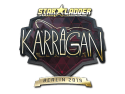 Sticker | karrigan (Gold) | Berlin 2019