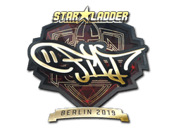 Sticker | FL1T (Gold) | Berlin 2019