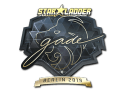Sticker | gade (Gold) | Berlin 2019