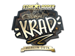 Sticker | Krad (Gold) | Berlin 2019