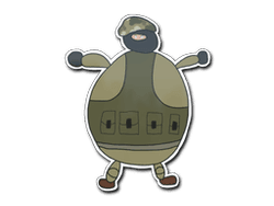 Sticker | Poorly Drawn IDF