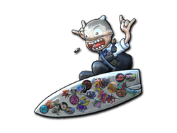 Sticker | Sticker Bomb Surf K (Foil)