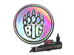 Sticker | BIG (Holo) | Stockholm 2021