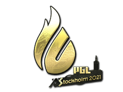 Sticker | Copenhagen Flames (Gold) | Stockholm 2021