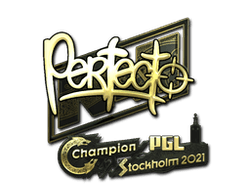 Sticker | Perfecto (Gold) | Stockholm 2021