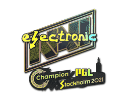 Sticker | electroNic (Holo) | Stockholm 2021