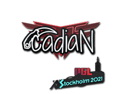 Sticker | cadiaN | Stockholm 2021