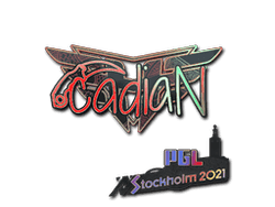 Sticker | cadiaN (Holo) | Stockholm 2021