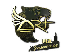 Sticker | arT (Gold) | Stockholm 2021