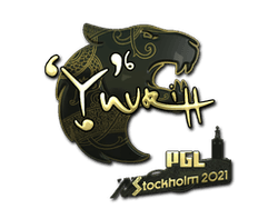 Sticker | yuurih (Gold) | Stockholm 2021