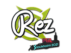 Sticker | REZ | Stockholm 2021