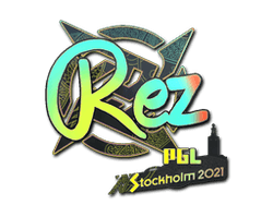 Sticker | REZ (Holo) | Stockholm 2021