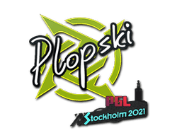 Sticker | Plopski | Stockholm 2021