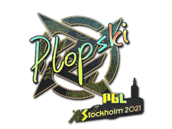 Sticker | Plopski (Holo) | Stockholm 2021
