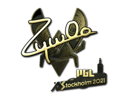 Sticker | ZywOo (Gold) | Stockholm 2021
