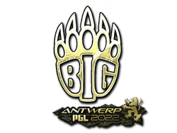 Sticker | BIG (Gold) | Antwerp 2022