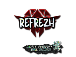 Sticker | refrezh (Glitter) | Antwerp 2022