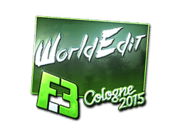 Sticker | WorldEdit (Foil) | Cologne 2015