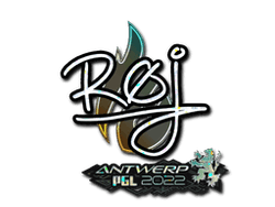 Sticker | roeJ (Glitter) | Antwerp 2022