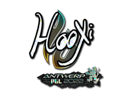 Sticker | HooXi (Glitter) | Antwerp 2022
