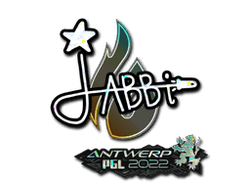 Sticker | jabbi (Glitter) | Antwerp 2022