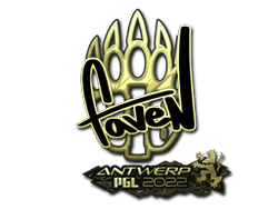 Sticker | faveN (Gold) | Antwerp 2022
