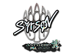 Sticker | syrsoN (Glitter) | Antwerp 2022