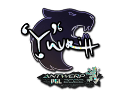 Sticker | yuurih (Glitter) | Antwerp 2022