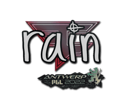 Sticker | rain | Antwerp 2022
