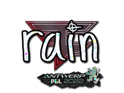 Sticker | rain (Glitter) | Antwerp 2022