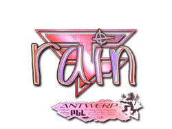 Sticker | rain (Holo) | Antwerp 2022