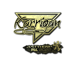 Sticker | karrigan (Gold) | Antwerp 2022
