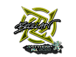 Sticker | Brollan (Glitter) | Antwerp 2022