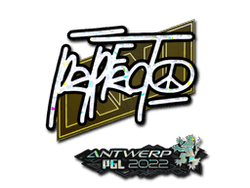 Sticker | Perfecto (Glitter) | Antwerp 2022