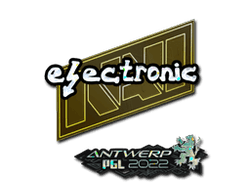 Sticker | electronic (Glitter) | Antwerp 2022