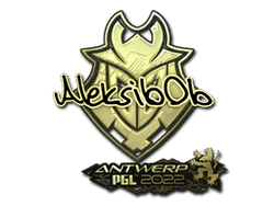 Sticker | Aleksib (Gold) | Antwerp 2022