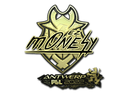Sticker | m0NESY (Gold) | Antwerp 2022