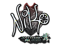 Sticker | NiKo (Glitter) | Antwerp 2022