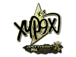Sticker | Xyp9x (Gold) | Antwerp 2022