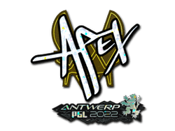 Sticker | apEX (Glitter) | Antwerp 2022