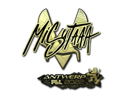 Sticker | misutaaa (Gold) | Antwerp 2022