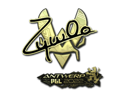 Sticker | ZywOo (Gold) | Antwerp 2022
