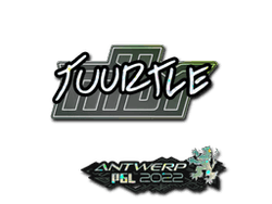 Sticker | Tuurtle (Glitter) | Antwerp 2022